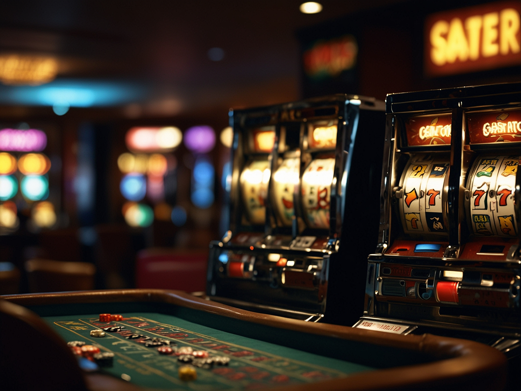 Casino games assortment including slots and live dealers